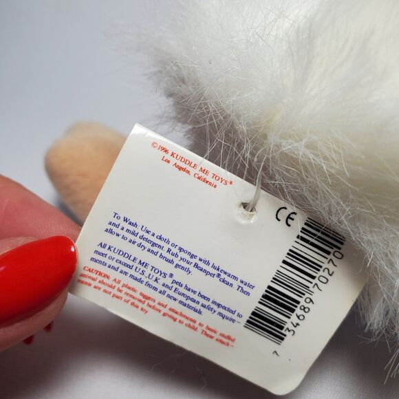 Kelly Toys Kuddle Me Bean Pets Collection Vintage Plush Vulture Ostrich Bird - Picture 5 of 5